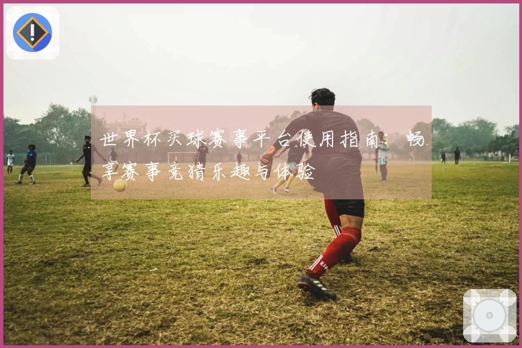 世界杯买球赛事平台使用指南：畅享赛事竞猜乐趣与体验